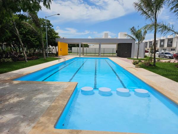 Nella foto è visibile l'oggetto Hermosa Casa Vacacional en residencial situato nella città di Cancún.