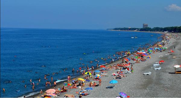 A la foto es mostra l'objecte Kobuleti Central situat a la ciutat de Kobuleti.