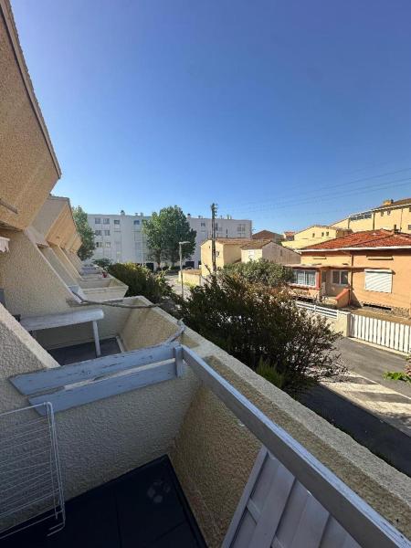 På billedet ses objektet t2 dans résidence 100M de la mer avec 2 terrasses beliggende i byen Valras-Plage.