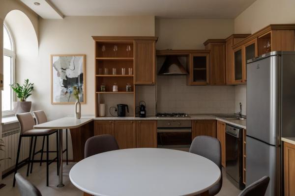 A la foto es mostra l'objecte Tighina Street - 2BD Cosy suite situat a la ciutat de Chisinau.