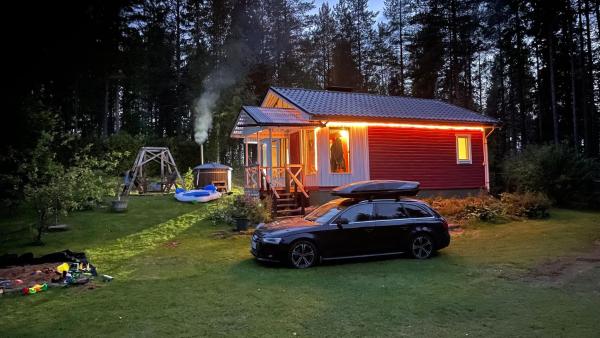 A la foto es mostra l'objecte Aurora cottage situat a la ciutat de Muhos.