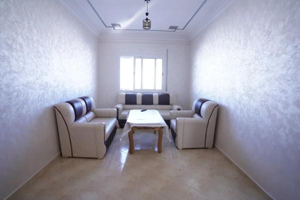 På billedet ses objektet 603 Apartment for rent in Martil, 2 bedrooms, balcony, pool beliggende i byen Martil.