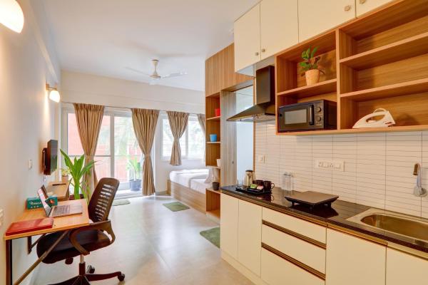 Na fotografii je vidět objekt Acasa Suites - ITPL Whitefield, Near Manipal Hospital nacházející se ve městě Whitefield.