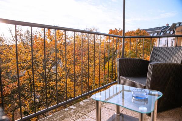 På billedet ses objektet Siegener Balkon-Refugium beliggende i byen Plauen.