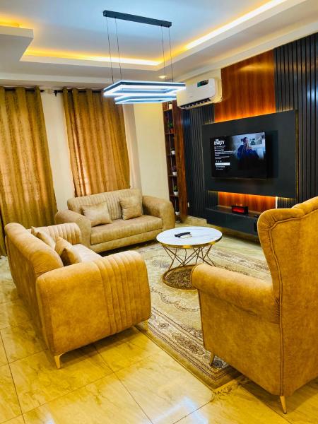 På billedet ses objektet Oloks Luxe Apartment beliggende i byen Abuja.