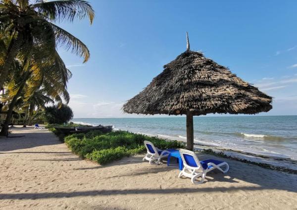 A la foto es mostra l'objecte Barry's Beach Resort situat a la ciutat de Mkwaja.