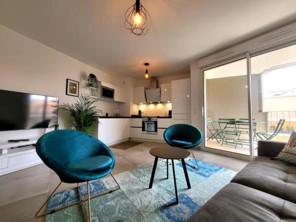Le Marend 2 - Magnifique T3 Avec Terrasse Et Parking - Antibes