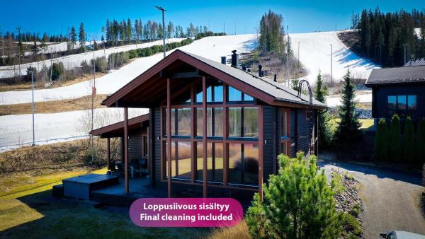 På billedet ses objektet Villa Lumikki 2 - 8 hlö, Luoteis-Himos Ski-inout beliggende i byen Jämsä.