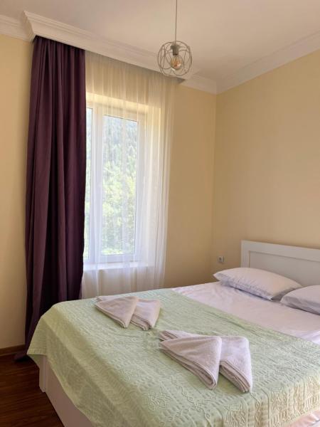 A la foto es mostra l'objecte Tariba Guesthouse & Camping situat a la ciutat de Mestia.