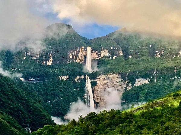 Na fotografii je vidět objekt La Casa de Mario - Gocta nacházející se ve městě Cuispes.