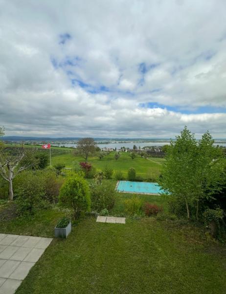 Na fotografii je vidět objekt Seeblick-Urlaub am Bodensee nacházející se ve městě Märstetten.