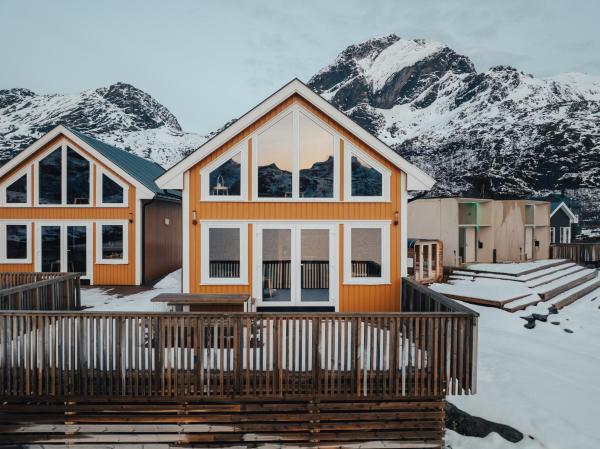 A la foto es mostra l'objecte Fjordview Ryten 2 Retreat situat a la ciutat de Krystad.