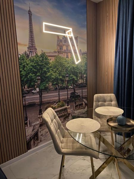Auf dem Foto ist das Objekt Apartament Paris in der Stadt Dąbie zu sehen.