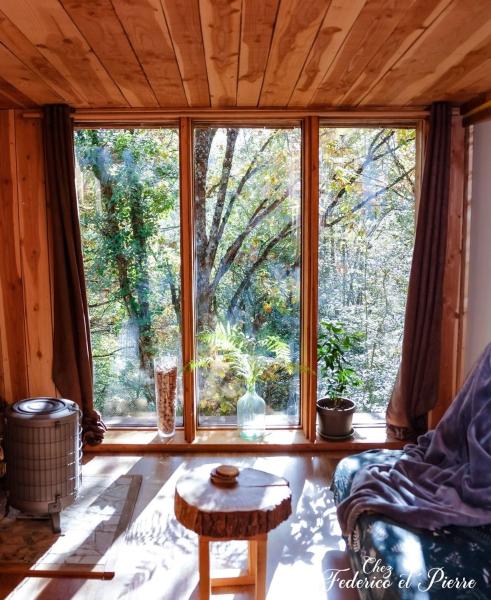 Na fotografii je vidět objekt Chez Federico et Pierre - La cabane en paille nacházející se ve městě Paulinet.