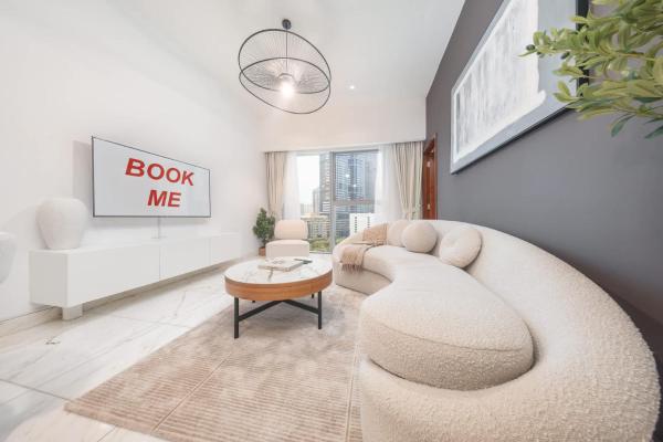 A la foto es mostra l'objecte StayShort - Modern 1 Bed in Central Park Sleeps 2 with Pool situat a la ciutat de Dubai.