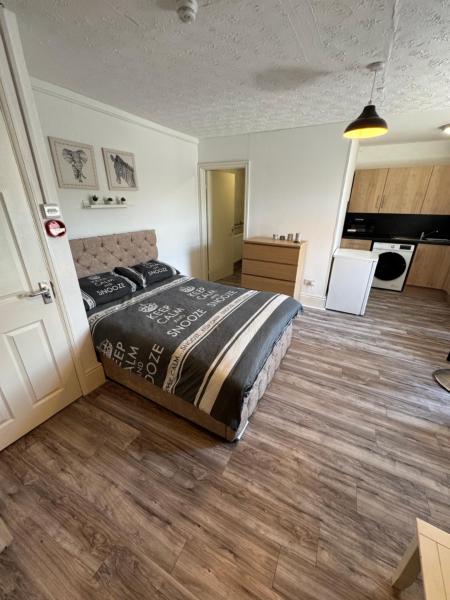 Na fotografii je vidět objekt Tredegar studio flat nacházející se ve městě Ebbw Vale.