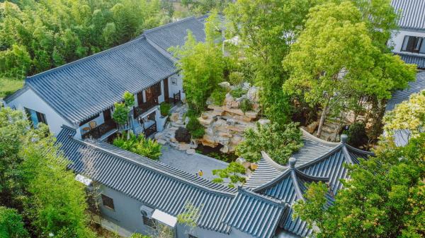 A la foto es mostra l'objecte Yangzhou One or Two Mountain B&B situat a la ciutat de Shaobo.