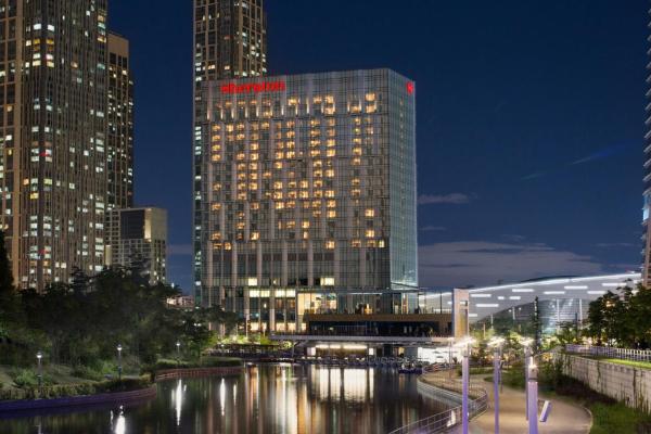 A la foto es mostra l'objecte Sheraton Grand Incheon Hotel situat a la ciutat de Incheon.