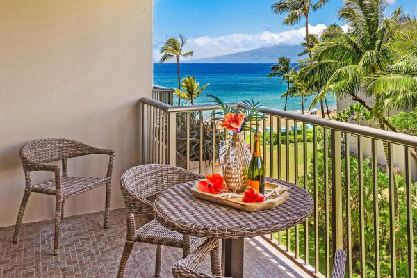 Op de foto is het object Whaler 518 OceanView Studio Condo condo te zien, gelegen in de stad Lahaina.