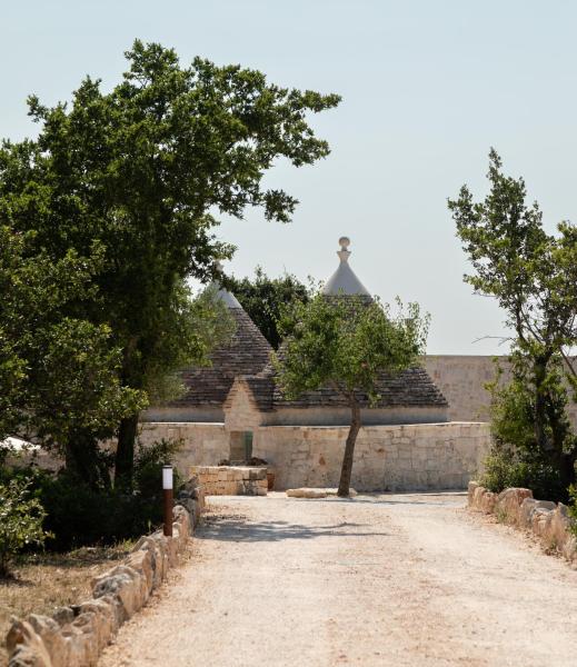 Op de foto is het object Trullo Nascosto, Puglias Hidden Gem te zien, gelegen in de stad Santa Lucia.
