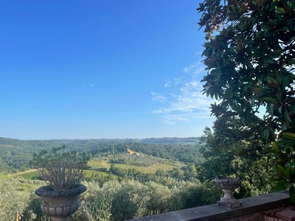 På billedet ses objektet vista sul chianti minicasa beliggende i byen Tavarnuzze.