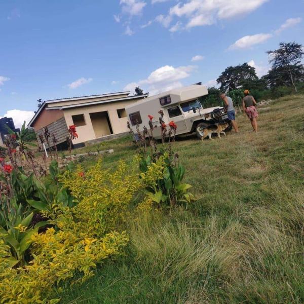 Na zdjęciu widoczny jest obiekt Nthike Eco Cottages & Campsite położony w mieście Kangundo.