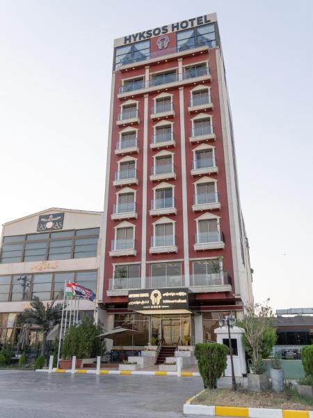 Kuvassa näkyy kohde Hyksos Hotel, joka sijaitsee kaupungissa Erbil.