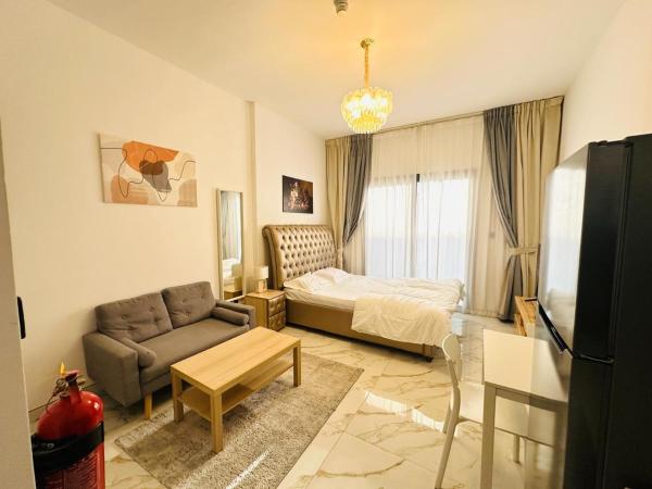 A la foto es mostra l'objecte Luxury Studio with Pool View Olivz2-512 situat a la ciutat de Dubai.