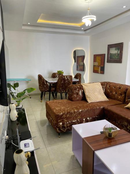 På billedet ses objektet Kells Savannah two bedrooms Apartment Dantata Estate, Gwarinpa beliggende i byen Abuja.