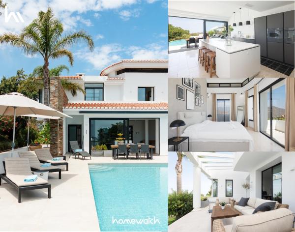 På billedet ses objektet Villa La Mairena - Dream vacation with an infinity pool and a terrace with panoramic views beliggende i byen Ojén.