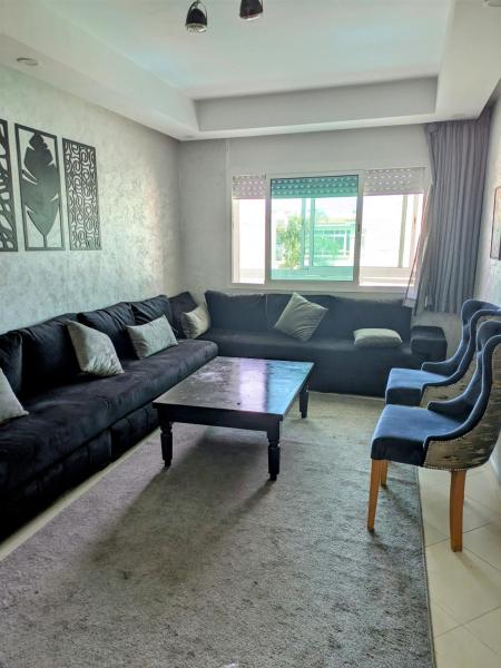 Na zdjęciu widoczny jest obiekt Appartement en bord de mer à Harhoura położony w mieście Temara.