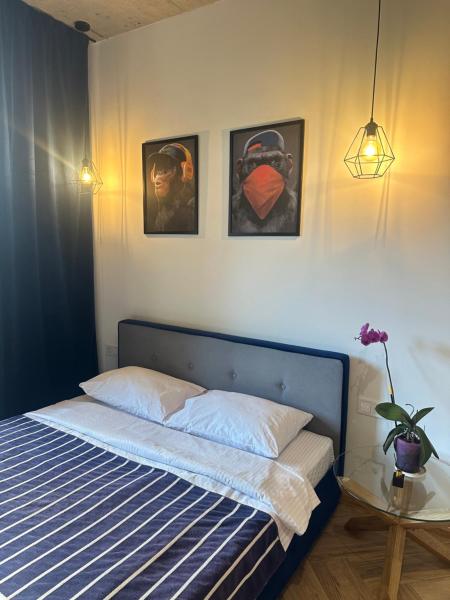 A la foto es mostra l'objecte Loft apartment with balcony situat a la ciutat de Odessa.
