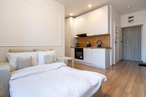 A la foto es mostra l'objecte Kościuszki Comfy Studio by BookingHost situat a la ciutat de Katowice.