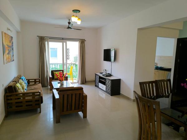 A la foto es mostra l'objecte Aparjon Stays Entire 2BHK with Pool near Baga situat a la ciutat de Arpora.