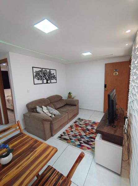 写真にはバーハ・ドス・コケイロス市にあるApartamento Aconcheganteが写っています。