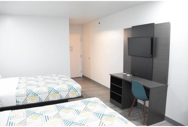 Na zdjęciu widoczny jest obiekt Motel 6 Idabel, OK położony w mieście Valliant.