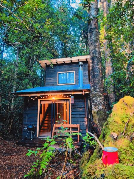 A la foto es mostra l'objecte Cabaña Alto del Bosque situat a la ciutat de Coñaripe.