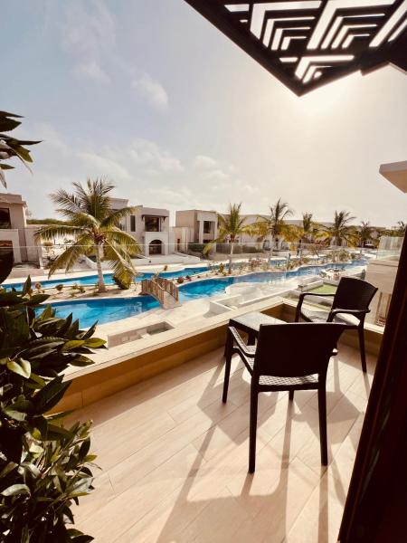 A la foto es mostra l'objecte Dream Apartment - Near Beach with Pool View & WiFi situat a la ciutat de Salalah.