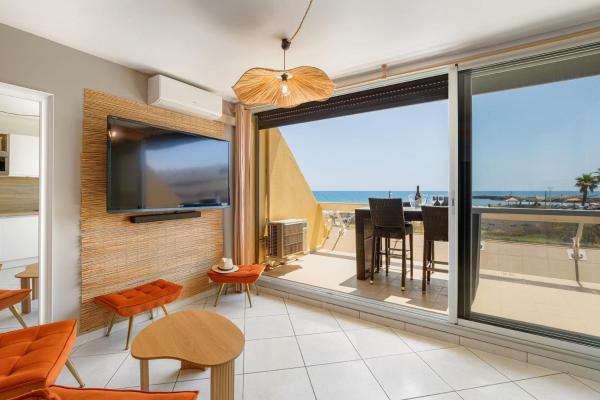 Bohème Heliopolis Appartement Vue Mer Au Village Naturiste Du Cap Dagde - Agde