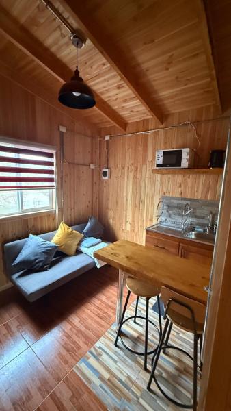 Na fotografii je vidět objekt Cabañas y tinajas Filkun nacházející se ve městě Vilcún.