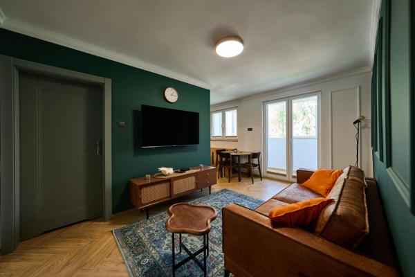 På billedet ses objektet Apartament 500 metrów do zamku 2 beliggende i byen Malbork.