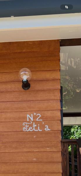 Na fotografii je vidět objekt Parea Lodge Huahine Bungalow 2#FETI'A nacházející se ve městě Parea.
