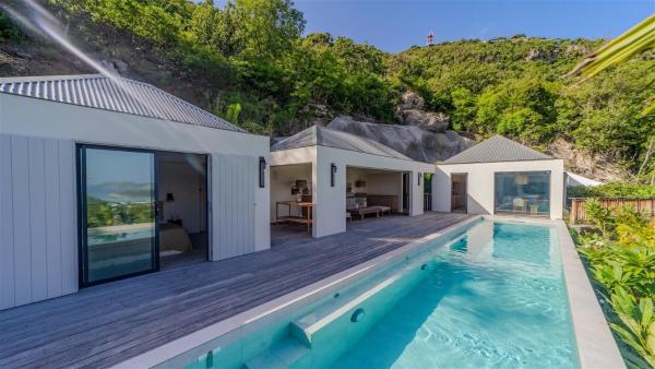 写真にはGrande Saline市にあるModern 3-Bedroom Home with Ocean Viewが写っています。