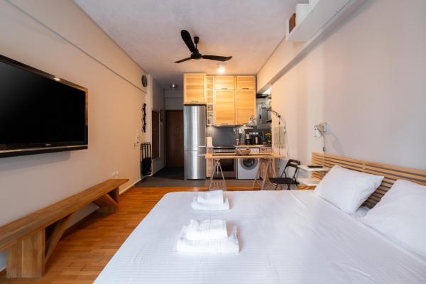 Stylish City Studio 8' From 3 Metro Lines 4th Floor - Athens