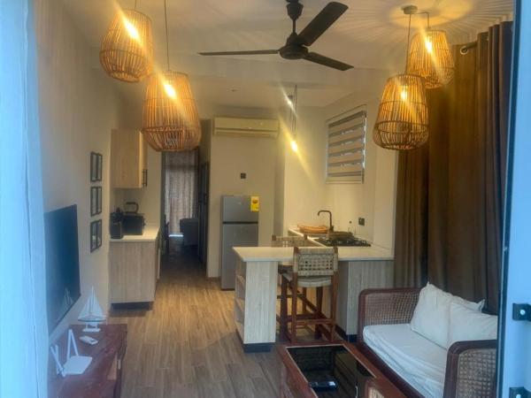 Na fotografii je vidět objekt Afro Breeze Beach Apartment 4 nacházející se ve městě Kasoa.
