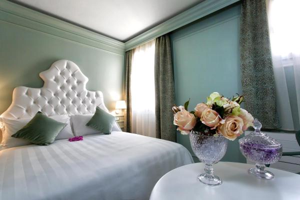 A la foto es mostra l'objecte Aquamare, boutique b&b situat a la ciutat de Venècia.