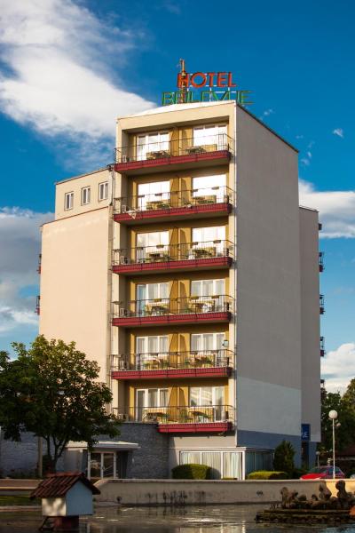 Na zdjęciu widoczny jest obiekt Hotel Bellevue położony w mieście Ilinden.
