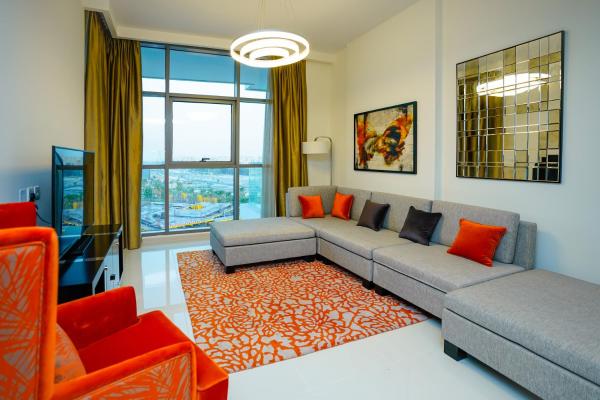 Na fotografii je vidět objekt Holidays r us special one bedroom nacházející se ve městě Dubaj.