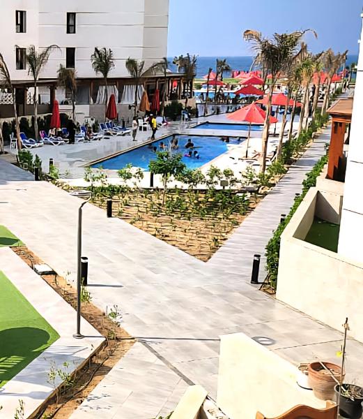 Na zdjęciu widoczny jest obiekt شاليه غرفتين وصاله ديلوكس 2bed room chalet położony w mieście Port Said.