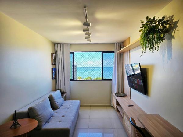 På billedet ses objektet Vista Mar na Pajuçara: Amplo 2Q p/ 6 Pessoas beliggende i byen Maceió.